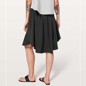 Lululemon athletica Black Asymmetrical Skirt The Everyday Skirt 6